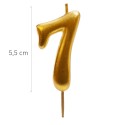 Vela para aniversário do número 7