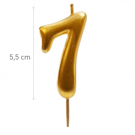 Vela para aniversário do número 7