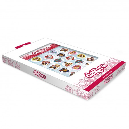 Pacote com 20 mini discos Patrulha Canina