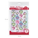 Pacote com 20 mini discos de unicórnios