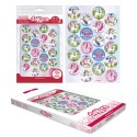 Pacote com 20 mini discos de unicórnios