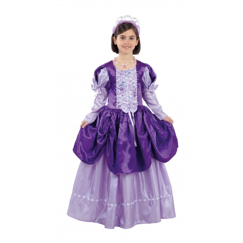 Fantasia de Rainha Roxa Infantil