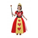 Fantasia Rainha de Copas infantil