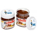 Nutella personalizada com adesivo de menino da comunhão