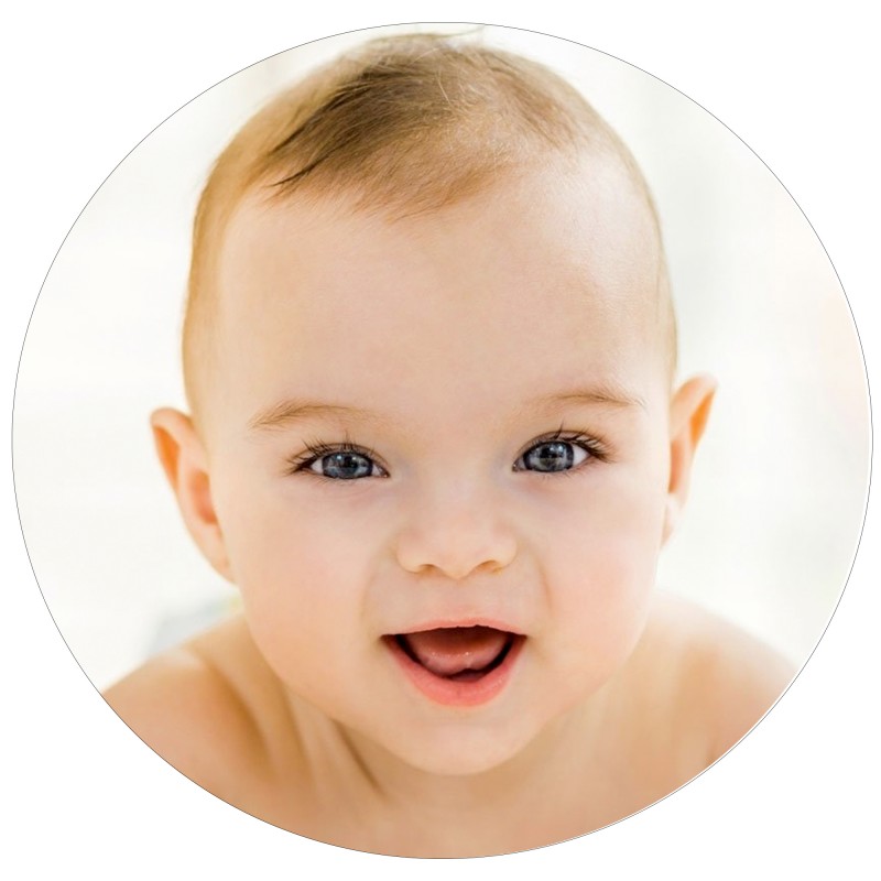 Adesivo redondo de 3 cm personalizado com foto ou logotipo Adesivo redondo de 3 cm personalizado com foto ou logotipo