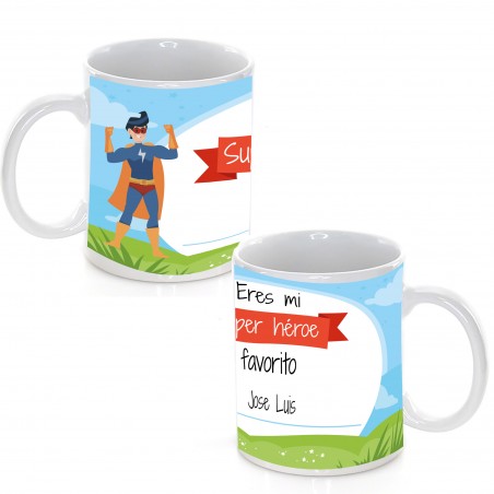 Caneca personalizada dia dos pais com nome