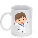 Caneca criança comunhão personalizada com texto e nome