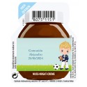 15g de Nutella para um serviço personalizado com um adesivo de menino da comunhão