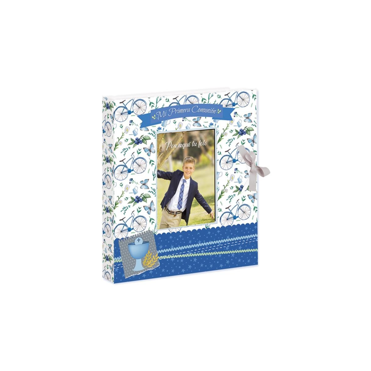 Livro menino comunhão com fechamento de laço