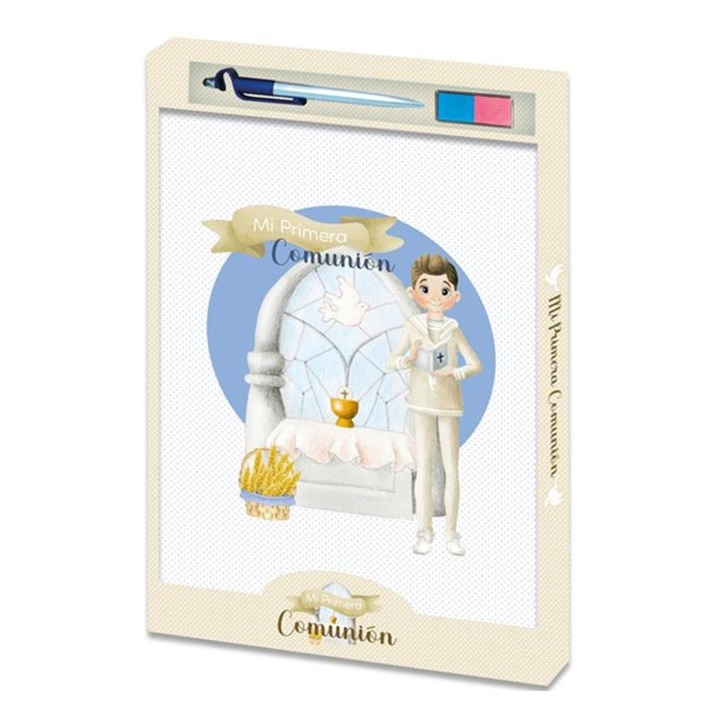 Livro de comunhão para impressão digital e foto com caneta e tampão