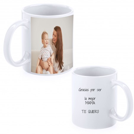 Caneca personalizada com foto e texto