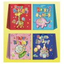 Bolsa de aniversário média com vários designs de animais