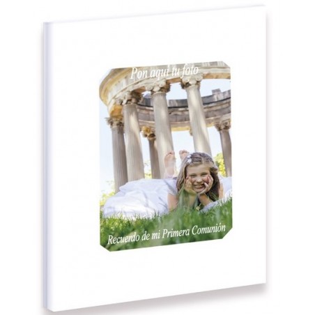 Caderno de comunhão para colocar fotografia na capa