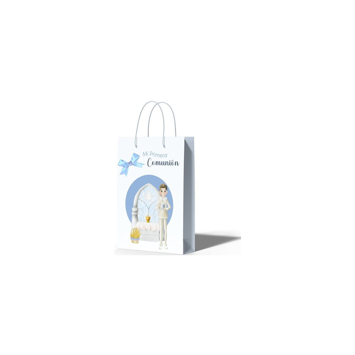 Bolsa menino comunhão no altar média