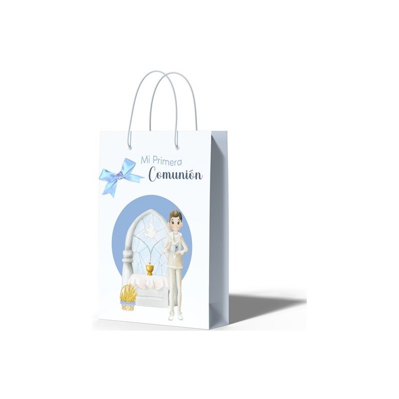 Bolsa menino comunhão no altar média