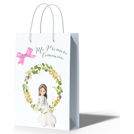 Bolsa Média Laço Comunhão Menina Orla