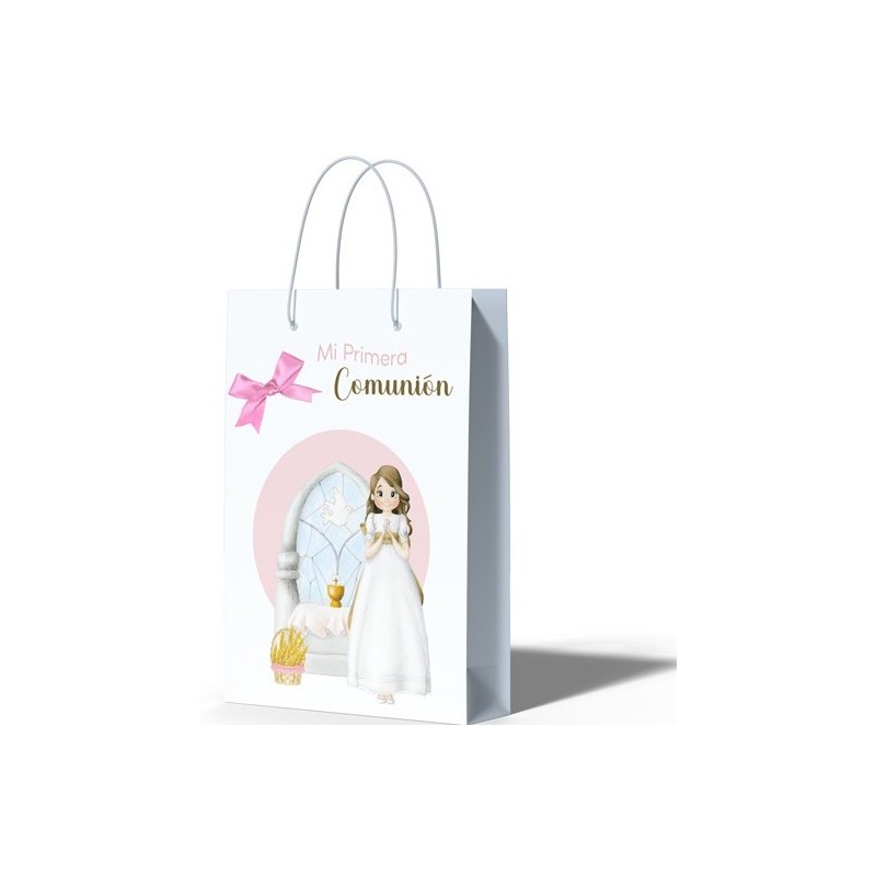 Bolsa menina comunhão no altar pequena
