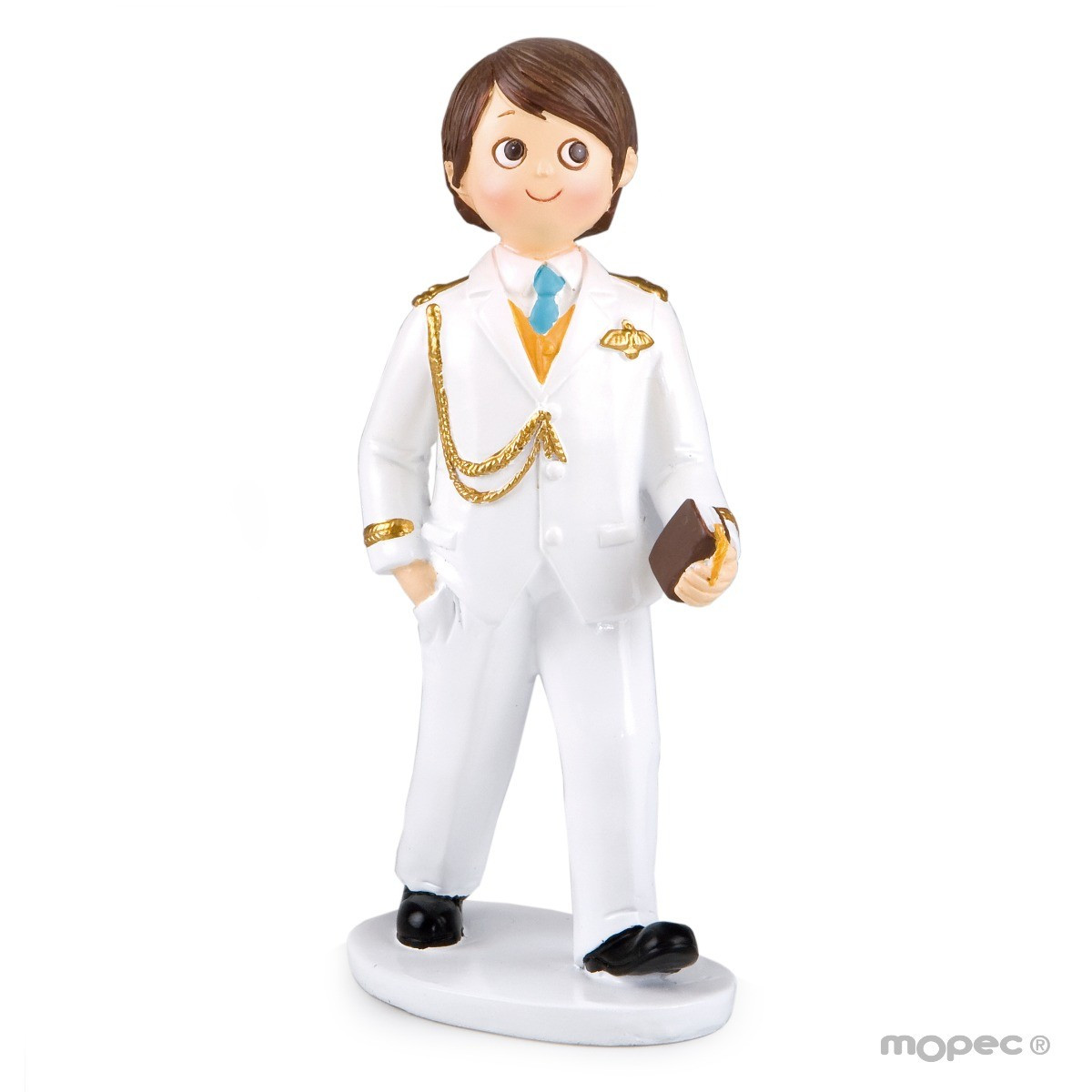 Figura de bolo de comunhão menino almirante