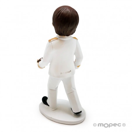 Figura de bolo de comunhão menino almirante