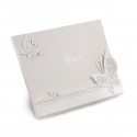 Livro de assinaturas para casamento borboleta 23x19cm