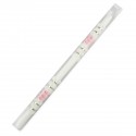 Círio de batismo rosa em caixa de apresentação pvc 48x1,7cm