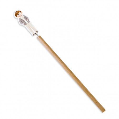 Lápis de comunhão com lençol, 24cm.