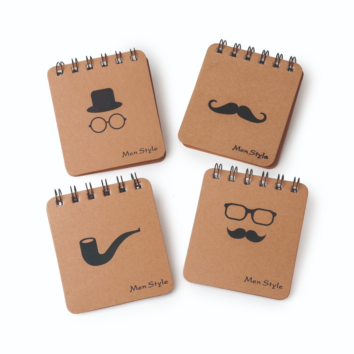 Caderno espiral estilo masculino