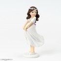 Figura de bolo primeira comunhão menina