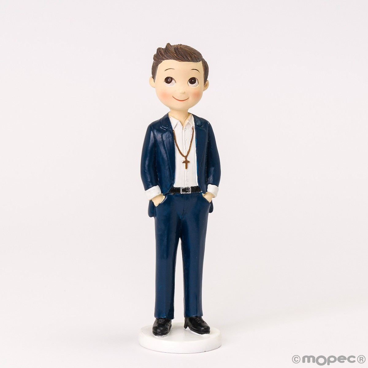 Figura de bolo menino primeira comunhão
