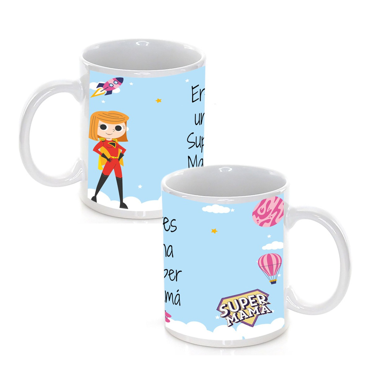 Caneca personalizada super mamãe