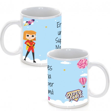 Caneca personalizada super mamãe