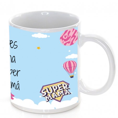 Caneca personalizada super mamãe