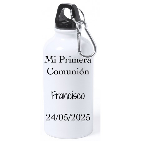 Garrafão menino comunhão personalizado com texto e nome