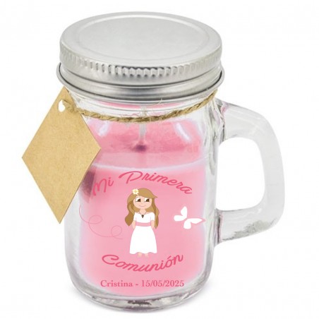 taça batismo elefante rosa personalizada com nome data dedicatória