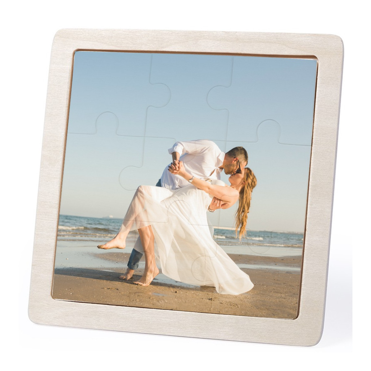 Puzzle personalizado com foto para casamento baptizado comunhão aniversário ou empresa