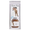 Marcador de página com nome do convidado e frase de agradecimento com mini nutella personalizada com nome dos noivos