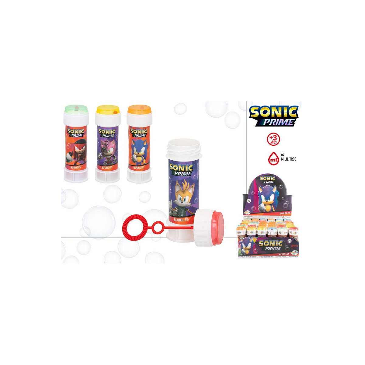 Pompeiros sortidos Sonic de 60 ml