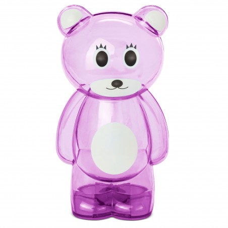 Cofrinho urso transparente