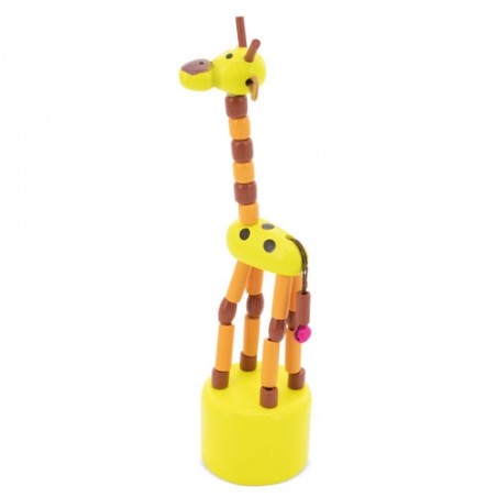 Girafa de madeira dançante
