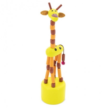 Girafa de madeira dançante