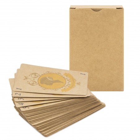 Baralho de cartas espanhol kraft