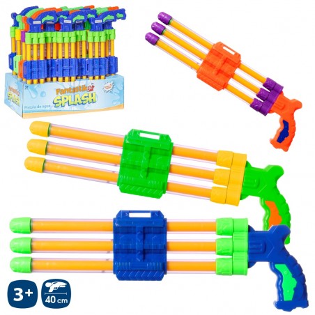 Pistola de água triple cano