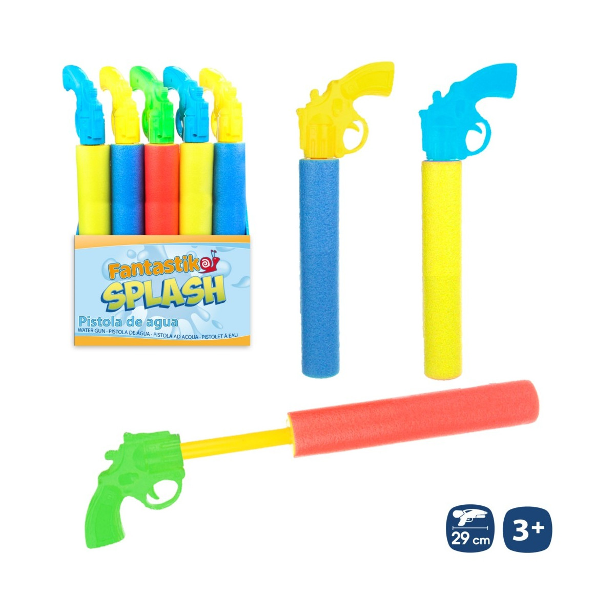 Revolver de água foam