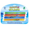 Conjunto de 4 lançadores bastões para piscinas