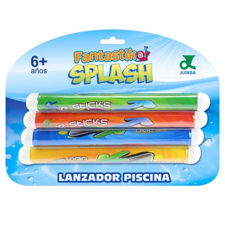 Conjunto de 4 lançadores bastões para piscinas