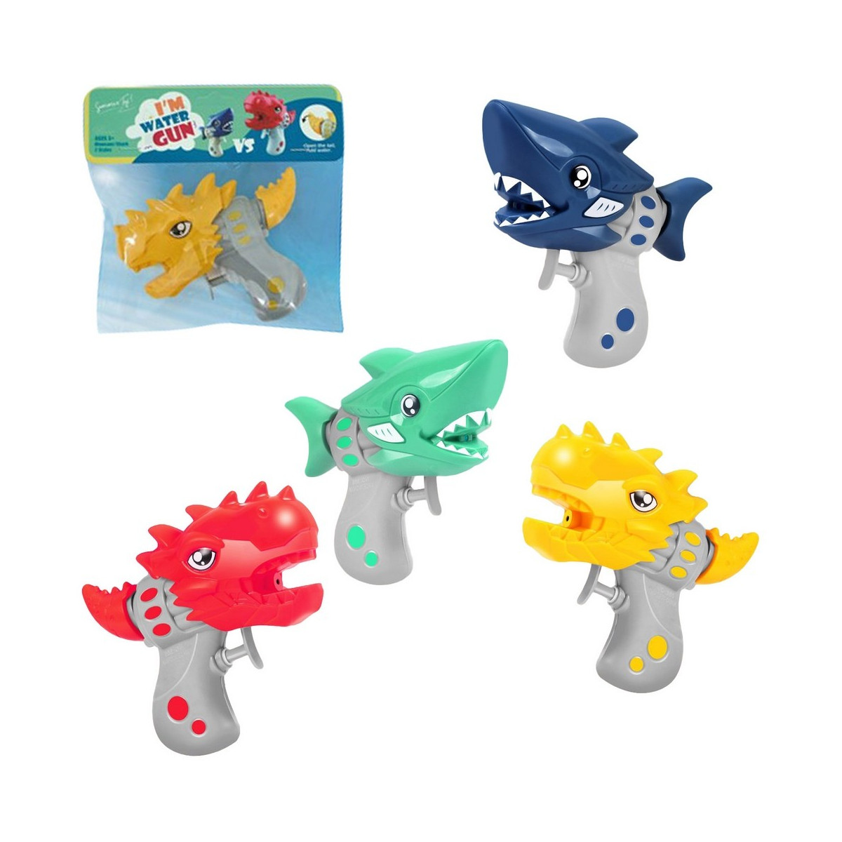 Pistola de água em forma de dinossauro