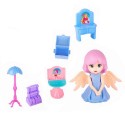 Boneca pequena de anjo com acessórios