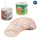 Mola com designs de animais da selva