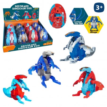 Ovo dinossauro robô autodesdobrável
