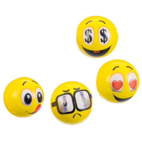 Bola de espuma emoticono travesso